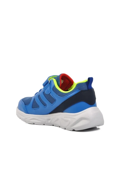 Pepino Saks-Lacivert-F.Sarı  Çocuk Spor Ayakkabı 1623 F - 4