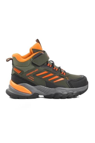 Pepino Haki-Turuncu Polyester Karışımlı Çocuk Outdoor Bot 1807 F