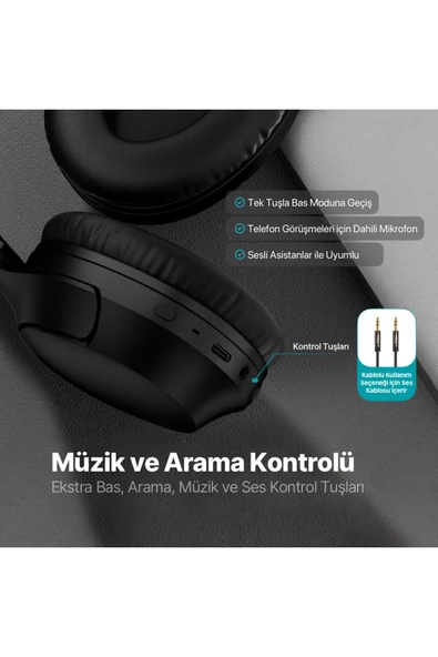Ttec SoundMax 3 Kulaküstü Kablosuz Bluetooth Kulaklık - 8