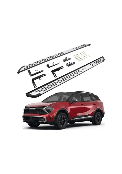 Kia Sportage Yan Basamak Kromlu Model 2022+ Sonrası Uyumlu