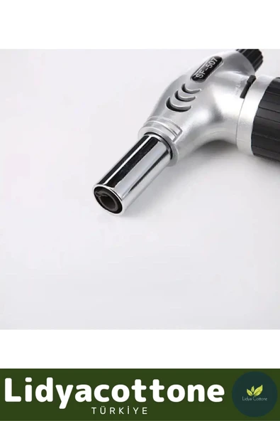 Premium 1300 Derece Sıcaklık Veren Tatlı Lehim Mangal Ateş Kömür Kamp Kutulu Doldurulabilir Çakmak - 4