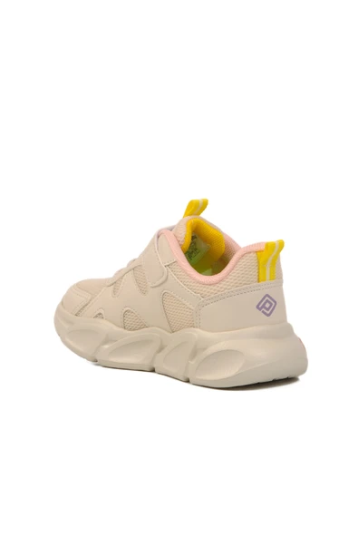Pepino Krem Cırtlı Hafif Unisex Çocuk Spor Ayakkabı 1884 P - 4