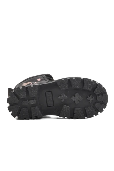 Pepino Siyah-Pudra İçi Polarlı Kız Çocuk Bot 1791 P - 5