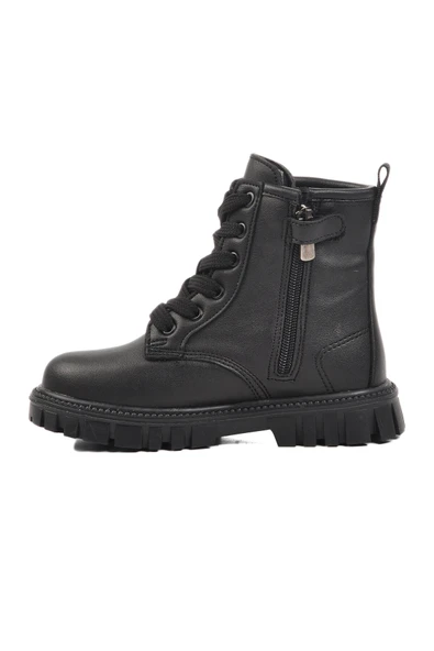 Pepino Siyah-Pudra İçi Polarlı Kız Çocuk Bot 1791 P - 2