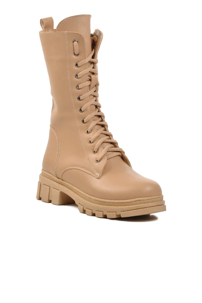 Ayakmod Nude İçi Polarlı Kadın Bot 238005 Z - 3