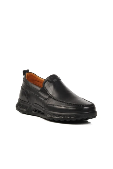 Dr.Flexer Siyah Hakiki Deri Ortopedik Erkek Casual Ayakkabı 821803 M - 3