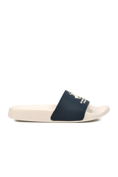 Beverly Hills Polo Club Beyaz-Yeşil  Unisex Terlik PO-1101 G