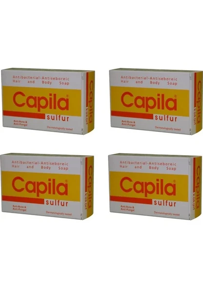Capila Kükürt Sivilce ve Akneye Karşı Sabun 90 gr 4 Adet