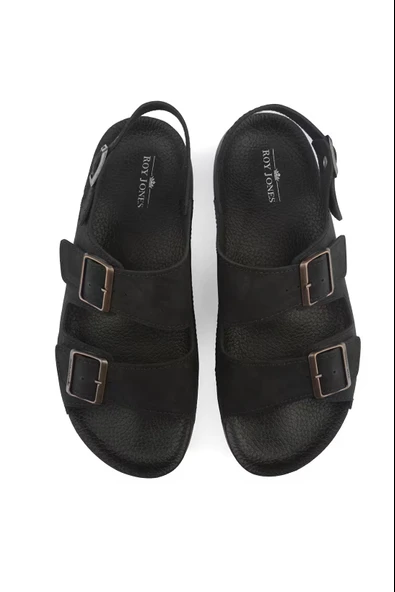 Roy Jones Barcelona Urban Sandals Rahat Yumuşak Tabanlı Erkek Sandalet - 4