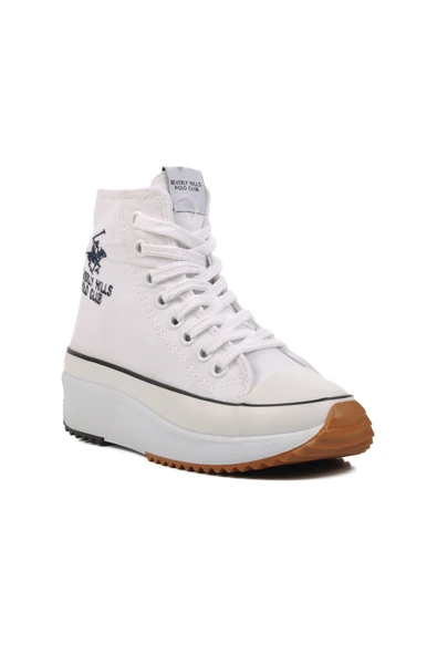 Beverly Hills Polo Club Beyaz  Unisex Hi Sneaker PO-30100 G - 3