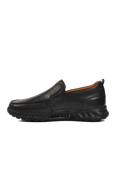 Dr.Flexer Siyah Hakiki Deri Ortopedik Erkek Casual Ayakkabı 821803 M - 2