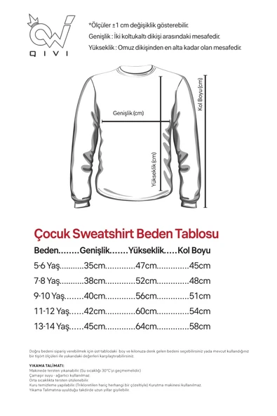 Jisoo Flower Beyaz Çocuk 2ip Sweatshirt - Resim 4