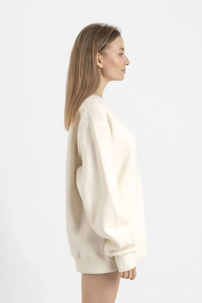 Lisa Alter Ego Ekru Kadın 2ip Sweatshirt - 4