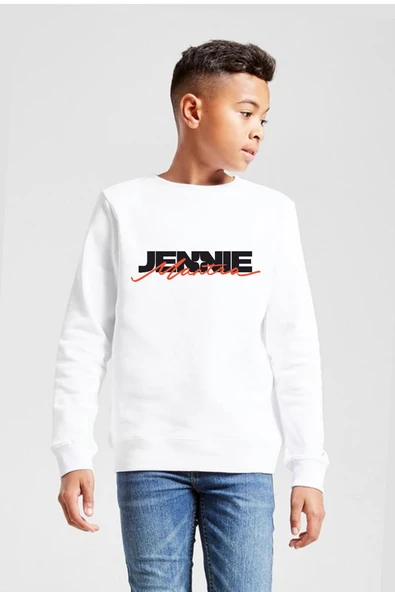 Jennie Mantra Beyaz Çocuk 2ip Sweatshirt