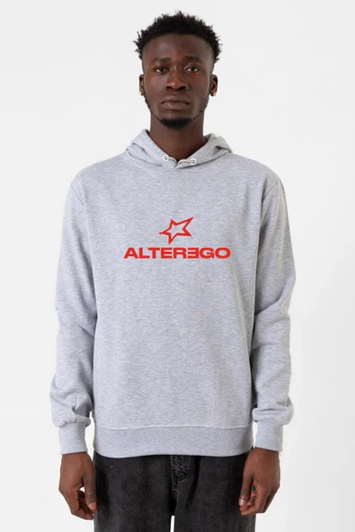 Lisa Alter Ego Grimelanj Erkek Kapşonlu 3ip Sweatshirt