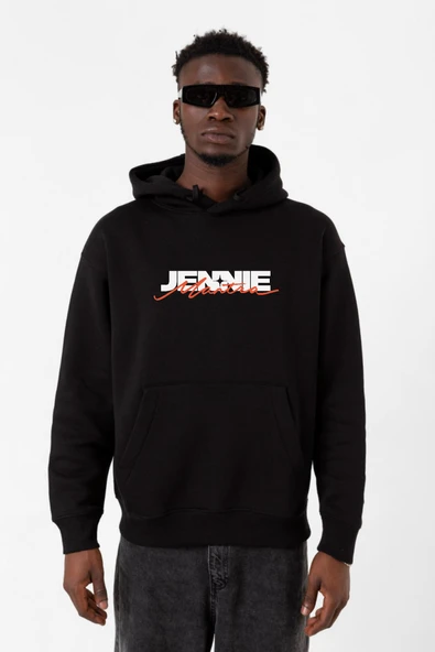 Jennie Mantra Siyah Erkek 3ip Kapşonlu Sweatshirt