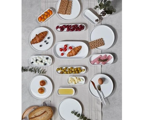 Mondecor MST003 15 Prc Kahvaltı Takımı Shıne Beyaz