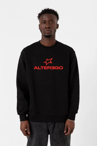 Lisa Alter Ego Siyah Erkek 2ip Sweatshirt - 1
