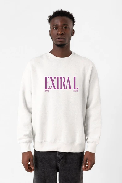 Jennie ExtraL Beyaz Erkek 2ip Sweatshirt