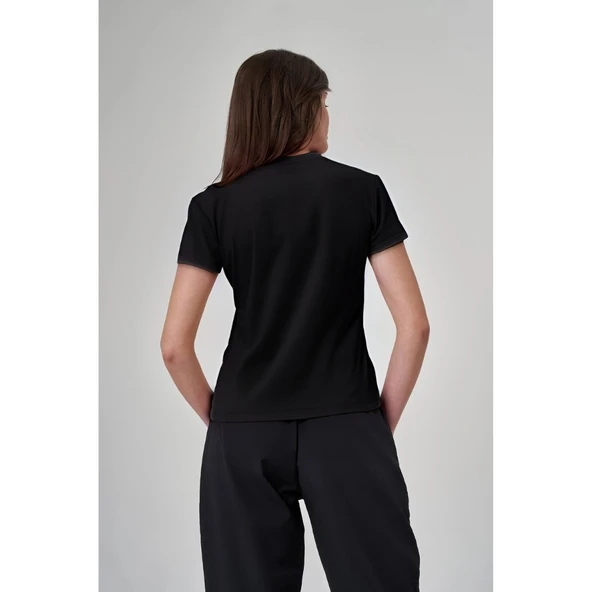 Exuma Kadın Siyah Tişört 1522188 - 6
