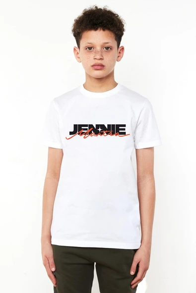 Jennie Mantra Beyaz Çocuk Bisikletyaka Tshirt