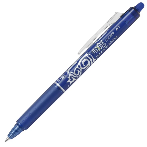 Pilot Frixion Clicker 0.7mm Silinebilir Jel Mürekkepli Kalem Mavi /