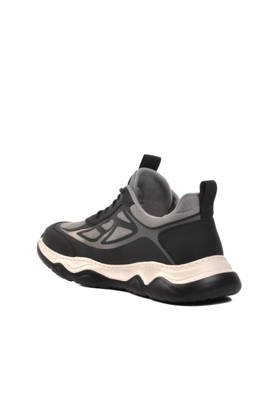 Guja Gri Polyester Karışımlı Erkek Spor Ayakkabı 24K543 M - Resim 4