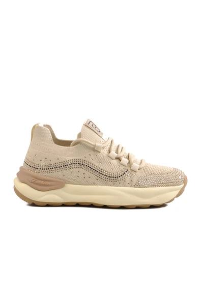 Guja Bej Triko Hafif Kadın Sneaker 25Y310-4 Z