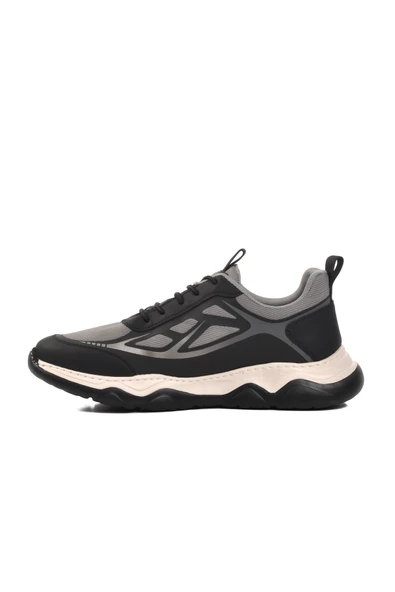 Guja Gri Polyester Karışımlı Erkek Spor Ayakkabı 24K543 M - Resim 2