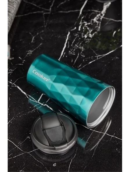 Prizma 350 ml Çelik Mug Termos Yeşil CKR2048 - 2