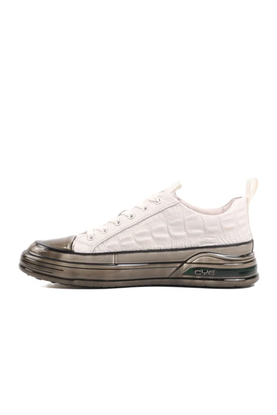 Guja Beyaz Hakiki Deri Erkek Sneaker 24K510-3 M - 2
