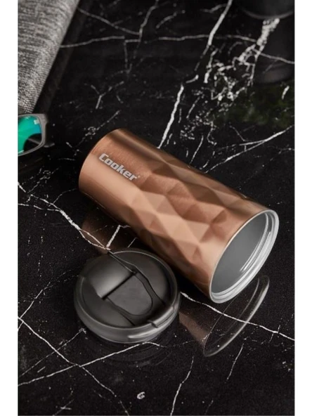 Prizma 350 ml Çelik Mug Termos Bakır CKR2048 - 4