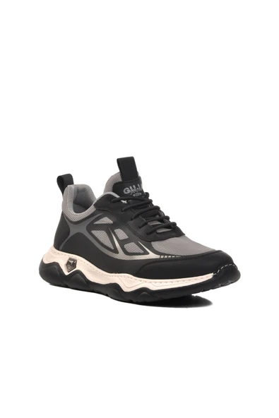 Guja Gri Polyester Karışımlı Erkek Spor Ayakkabı 24K543 M - Resim 3