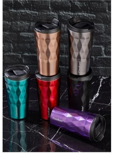 Prizma 350 ml Çelik Mug Termos Yeşil CKR2048 - 4