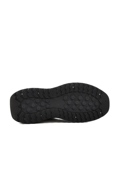 Guja Siyah Suni Deri Kadın Sneaker 24Y425 G - 5