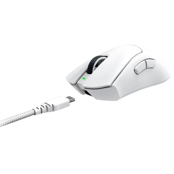 Razer DeathAdder V3 Pro White RZ01-04630200-R3G1 30000 DPI 5 Tuş Optik Beyaz Kablosuz Gaming (Oyuncu) Mouse - 7