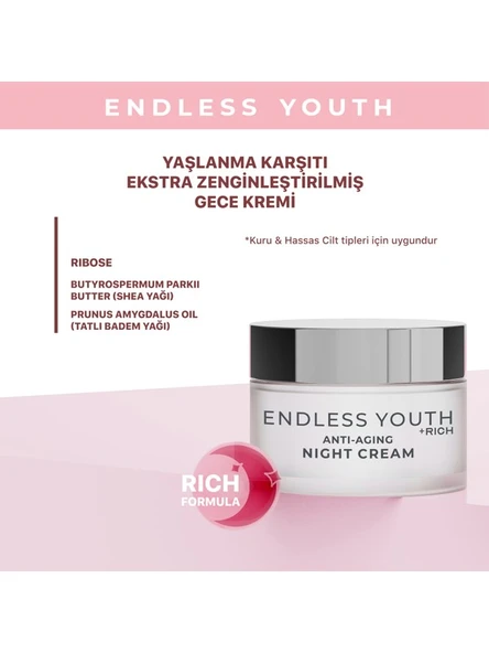 Sheida Endless Youth - Extra Zenginleştirilmiş Gece Kremi 50 ml - 2
