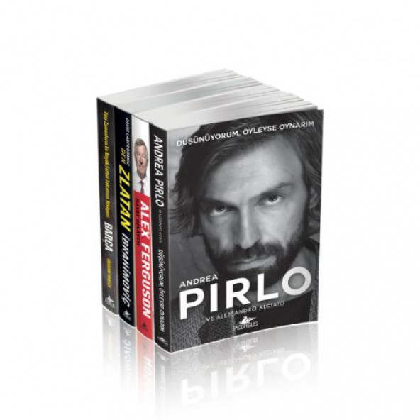 Futbol Efsaneleri 4 Kitap Set – Andrea Pirlo, Alex Ferguson, Zlatan İbrahimoviç, Barça