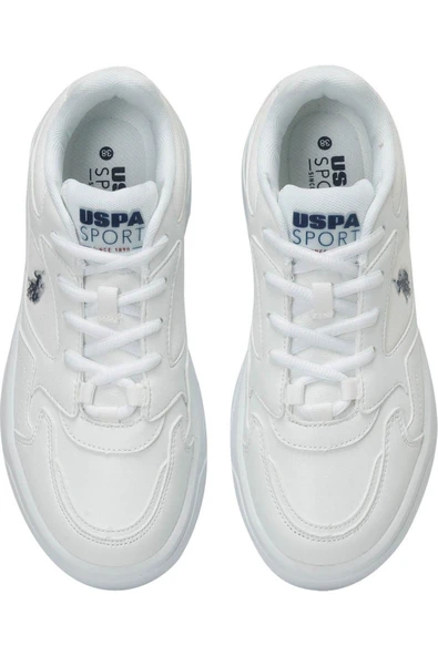 U.S.Polo Assn. MARTHA Kadın Günlük Sneakers Beyz-Siyah 38 - Resim 5