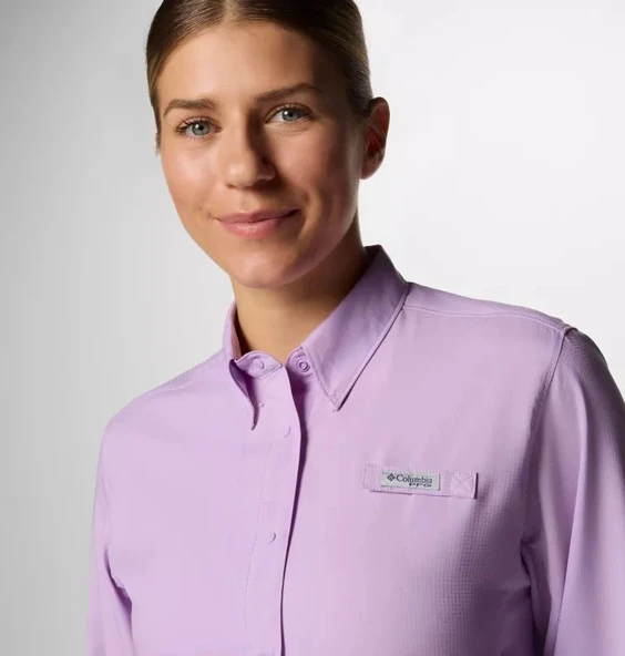 Columbia Womens Tamiami II LS Shirt Kadın Uzun Kollu Gömlek FL7278 - 4