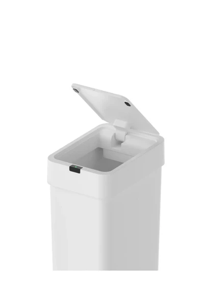 Sensörlü Otomatik Slim Çöp Kovası 9 Litre Plastik Beyaz Yerli Üretim - 3
