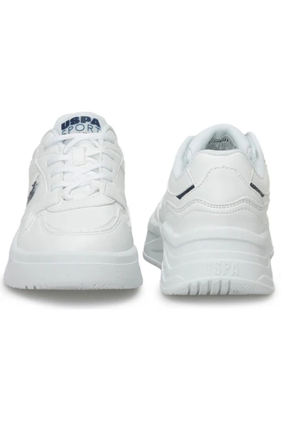 U.S.Polo Assn. MARTHA Kadın Günlük Sneakers Beyz-Siyah 38 - Resim 4