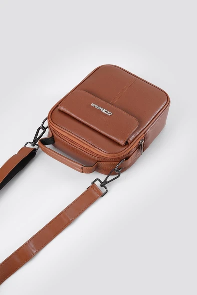ÇÇS Camel Erkek El ve Omuz Çanta 31499 - 4