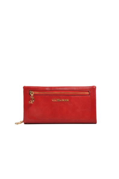 ÇÇS Kırmızı Kadın Cüzdan 17031