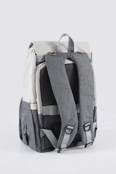 ÇÇS Bej-Gri Anne Bebek Çantası 51768 - 3