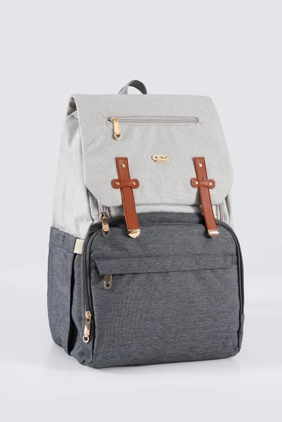 ÇÇS Bej-Gri Anne Bebek Çantası 51768 - 2