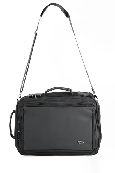 ÇÇS Siyah El ve Sırtta Taşınabilen Unisex Evrak/Laptop Çanta 51271 - 3
