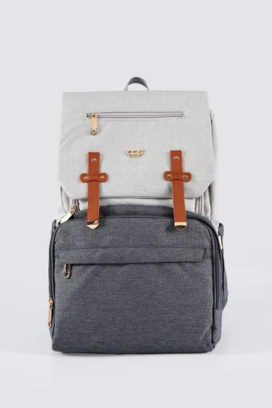 ÇÇS Bej-Gri Anne Bebek Çantası 51768