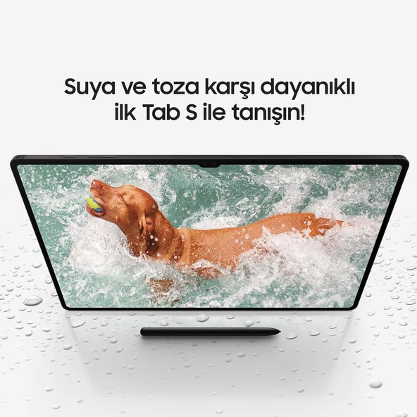 Samsung Galaxy Tab S9 Ultra Tablet + Kalem 12 GB RAM  512 GB Hafıza 14.6 inç Koyu Gri (Samsung Türkiye Garantili) - 3