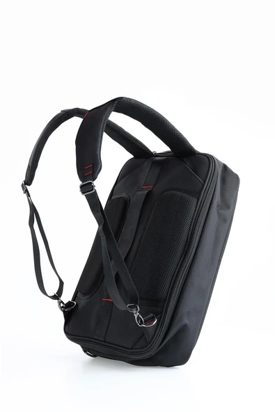 ÇÇS Siyah El ve Sırtta Taşınabilen Unisex Evrak/Laptop Çanta 51271 - 4